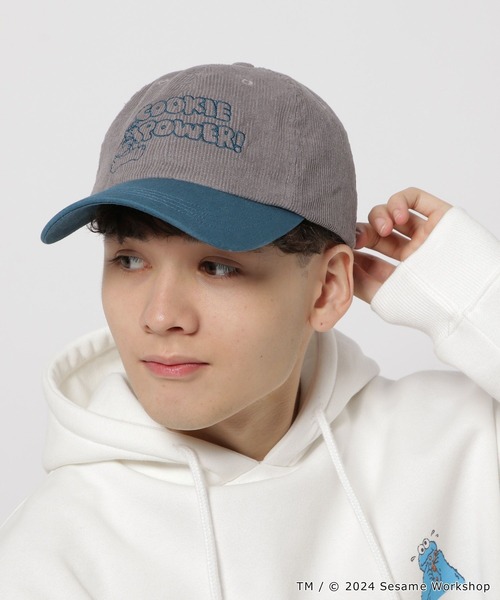 niko and...(ニコアンド)の「【SESAME STREET(セサミストリート)】コラボ 配色キャップ(キャップ・レディース・イエロー/ベージュ/グレー・FREE)」の9枚目の写真