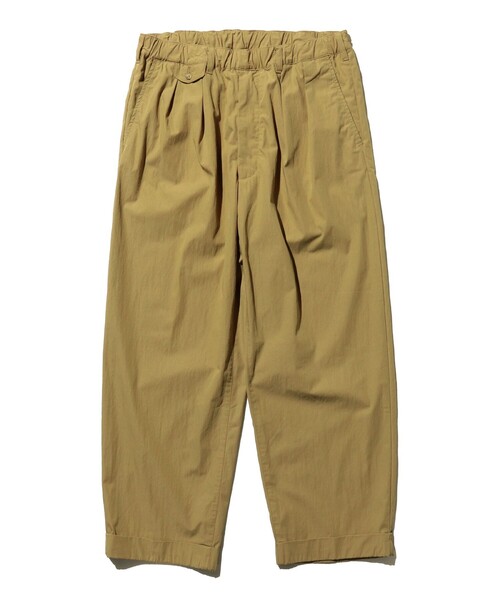 BEAMS PLUS(ビームスプラス)の「コンフォート クロス 2プリーツ リラックス トラウザーズ(チノパンツ・メンズ・カーキ・M/XL/S/L)」の14枚目の写真