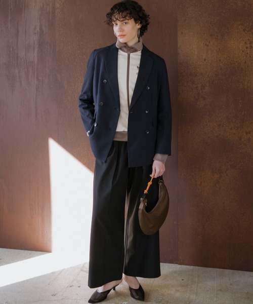 Doux archives（ドゥアルシーヴ）の「[ﾙﾍﾞﾙﾆ]Cord moon bag S(N)（ハンドバッグ・レディース・ブラウン/ネイビー・FREE）」の16枚目の写真