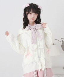 《れいこ猫です》♥お洒落な♥【デシグアル】ニットカーディガン れいこ猫様専用です》♥お洒落な♥【デシグアル】ニットカーディガン