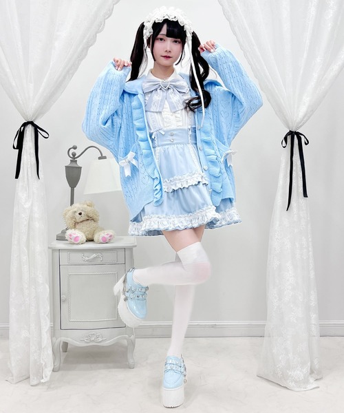 セール】セーラ襟フリルカーディガン（カーディガン/ボレロ