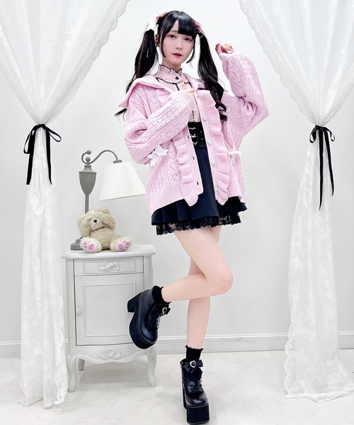 セール】セーラ襟フリルカーディガン（カーディガン/ボレロ