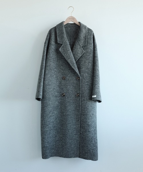 DECADE CLASSIC（ディケイド クラシック）の「DECADE CLASSIC ロングチェスターコート (AW)（チェスターコート・レディース・ライトグレー/ダークグレー/ブラック・SMALL/MEDIUM）」の5枚目の写真