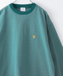 coen | ワンポイントベア刺繍USAコットンロングスリーブT(Tシャツ/カットソー)