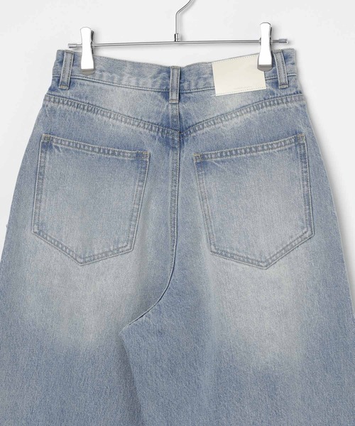 PAGEBOY（ページボーイ）の「カーブポケットデニム（デニムパンツ・レディース・ブルー/ブラック・SMALL/MEDIUM）」の7枚目の写真