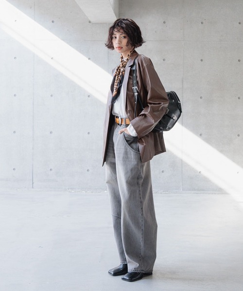 PAGEBOY（ページボーイ）の「カーブポケットデニム（デニムパンツ・レディース・ブルー/ブラック・SMALL/MEDIUM）」の15枚目の写真