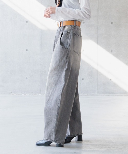 PAGEBOY（ページボーイ）の「カーブポケットデニム（デニムパンツ・レディース・ブルー/ブラック・SMALL/MEDIUM）」の20枚目の写真