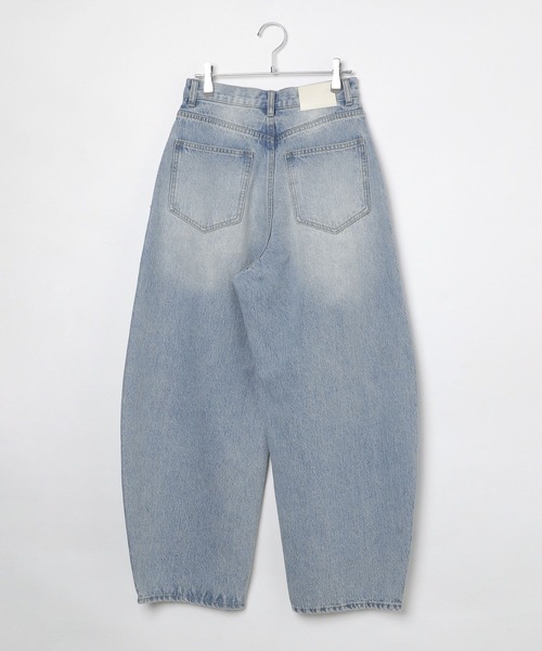 PAGEBOY（ページボーイ）の「カーブポケットデニム（デニムパンツ・レディース・ブルー/ブラック・SMALL/MEDIUM）」の3枚目の写真