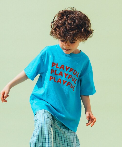 ARCH & LINE(アーチアンドライン)の「ARCH&LINE / USAコットン カラー 半袖 Tシャツ 2025(100~145cm)(Tシャツ/カットソー・キッズ・ブルー系その他2/レッド/グリーン系その他2・S(100-110)/XL(135-145)/M(115-125)/L(125-135))」の10枚目の写真