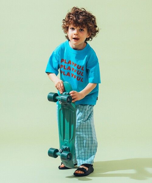 ARCH & LINE(アーチアンドライン)の「ARCH&LINE / USAコットン カラー 半袖 Tシャツ 2025(100~145cm)(Tシャツ/カットソー・キッズ・ブルー系その他2/レッド/グリーン系その他2・S(100-110)/XL(135-145)/M(115-125)/L(125-135))」の11枚目の写真