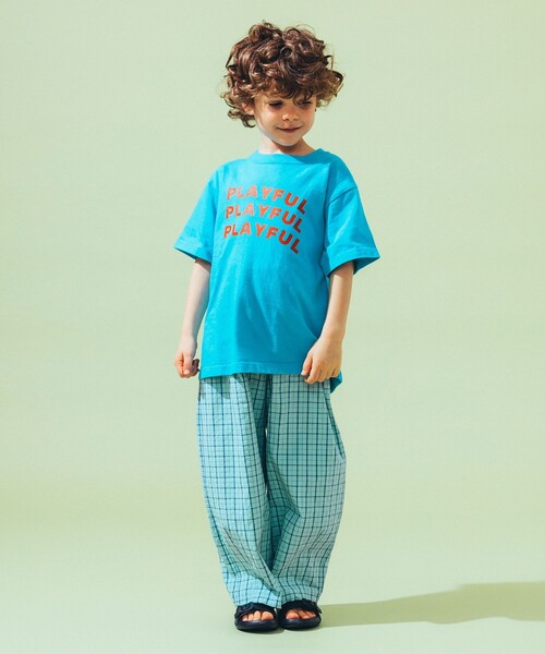 ARCH & LINE(アーチアンドライン)の「ARCH&LINE / USAコットン カラー 半袖 Tシャツ 2025(100~145cm)(Tシャツ/カットソー・キッズ・ブルー系その他2/レッド/グリーン系その他2・S(100-110)/XL(135-145)/M(115-125)/L(125-135))」の12枚目の写真