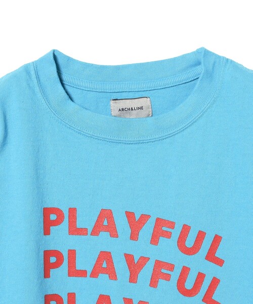 ARCH & LINE(アーチアンドライン)の「ARCH&LINE / USAコットン カラー 半袖 Tシャツ 2025(100~145cm)(Tシャツ/カットソー・キッズ・ブルー系その他2/レッド/グリーン系その他2・S(100-110)/XL(135-145)/M(115-125)/L(125-135))」の5枚目の写真