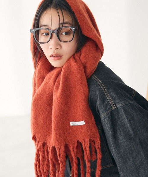 CRAFT STANDARD BOUTIQUE(クラフトスタンダードブティック)の「ブークレマフラー(マフラー・レディース・ライトグレー・FREE)」の6枚目の写真