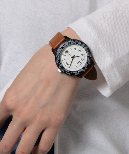 【セール】【SETUP7】ワールドタイムウォッチ YM125 FW（アナログ腕時計）｜SETUP7（セットアップセブン）