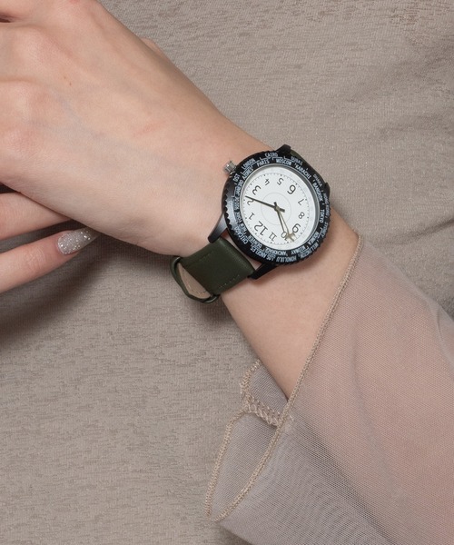 【セール】【SETUP7】ワールドタイムウォッチ YM125 FW（アナログ腕時計）｜SETUP7（セットアップセブン）