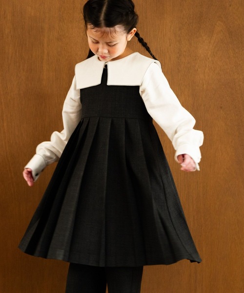 セール】メランジツイルジャンパースカート 241720（ジャンパー