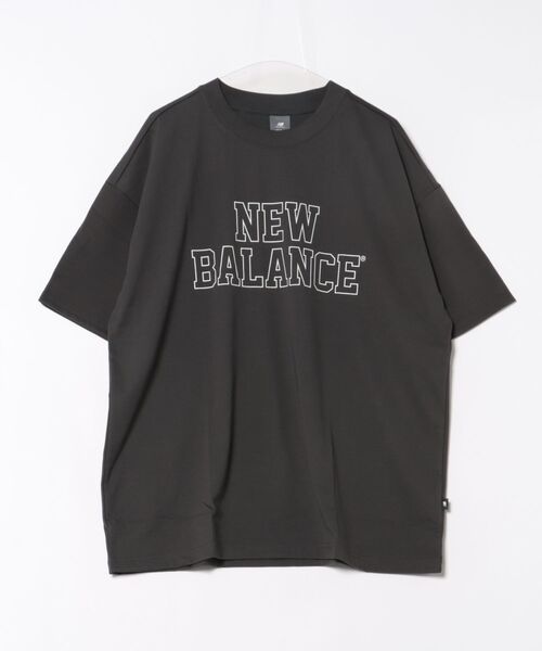 New Balance - New Balance スタックドロゴショートスリーブTシャツ ブラック 2XL Sport Essentials Stacked Logo ショートスリーブTシャツ（T
