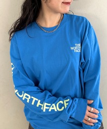 国内未発売 USモデル THE NORTH FACE(ザ・ノースフェイス)/袖ロゴ ロンT ルーズフィット オーバーサイズ 長袖Tシャツ/M L/S SLEEVE HIT GRAPHIC TEE
