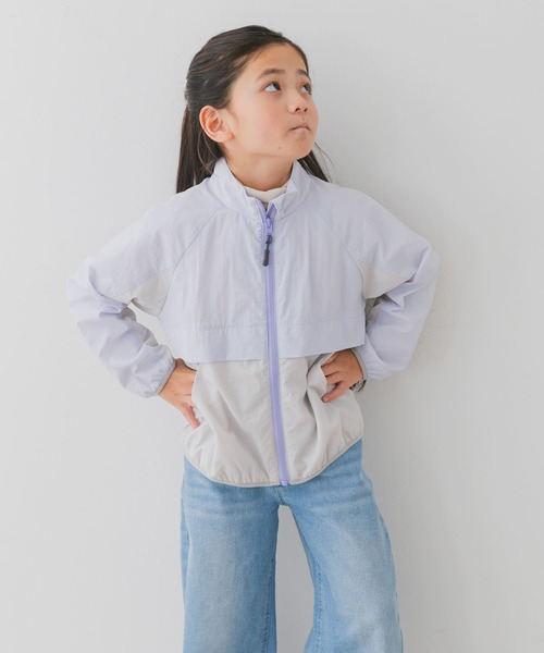 URBAN RESEARCH DOORS（アーバンリサーチドアーズ）の「『WEB/一部店舗限定サイズ』パッカブルウィンドブレーカー(KIDS)（その他アウター・キッズ・ミント/パープル・105/120/135/150）」の15枚目の写真