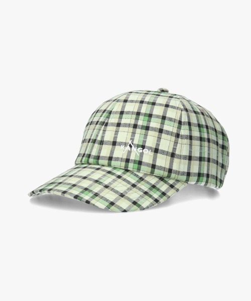 KANGOL(カンゴール)の「KANGOL CLUB PLAID BASEBALL / カンゴール(キャップ・レディース・イエロー/グリーン/グレー・ONE SIZE)」の2枚目の写真