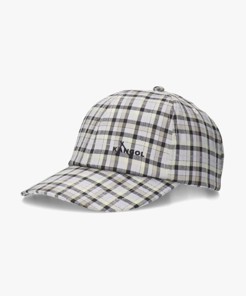 KANGOL(カンゴール)の「KANGOL CLUB PLAID BASEBALL / カンゴール(キャップ・レディース・イエロー/グリーン/グレー・ONE SIZE)」の8枚目の写真