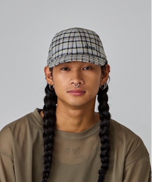 KANGOL(カンゴール)の「KANGOL CLUB PLAID BASEBALL / カンゴール(キャップ・レディース・イエロー/グリーン/グレー・ONE SIZE)」の5枚目の写真