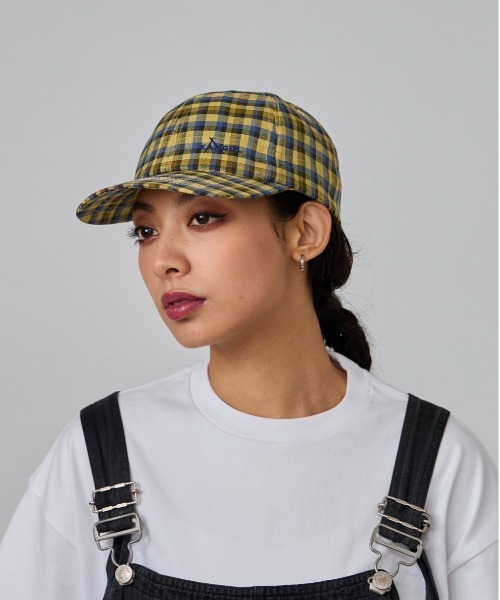 KANGOL(カンゴール)の「KANGOL CLUB PLAID BASEBALL / カンゴール(キャップ・レディース・イエロー/グリーン/グレー・ONE SIZE)」の13枚目の写真