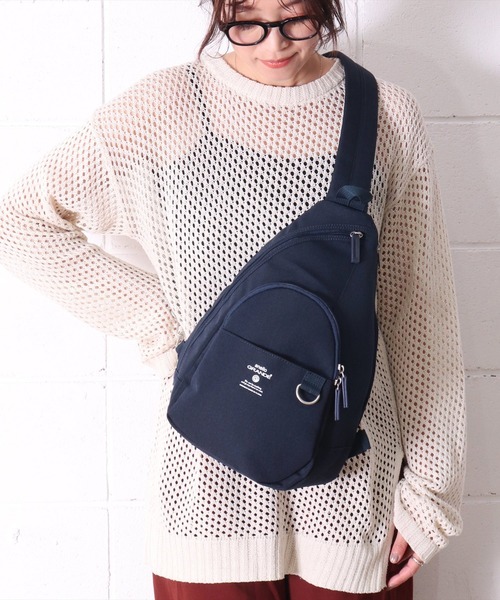 anello（アネロ）の「(LF)【anello】4ポケット 撥水加工 クロス ボディバッグ（ボディバッグ/ウエストポーチ・レディース・ブラック/ネイビー/ライトグレー・ONE SIZE）」の9枚目の写真