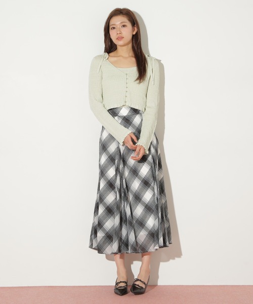 JILL by JILL STUART(ジルバイジルスチュアート)の「シャーリングニットアンサンブル(ニット/セーター・レディース・ミント/ラベンダー/ホワイト系その他・FREE)」の18枚目の写真