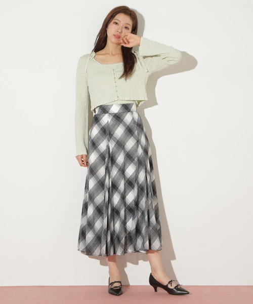 JILL by JILL STUART(ジルバイジルスチュアート)の「シャーリングニットアンサンブル(ニット/セーター・レディース・ミント/ラベンダー/ホワイト系その他・FREE)」の19枚目の写真