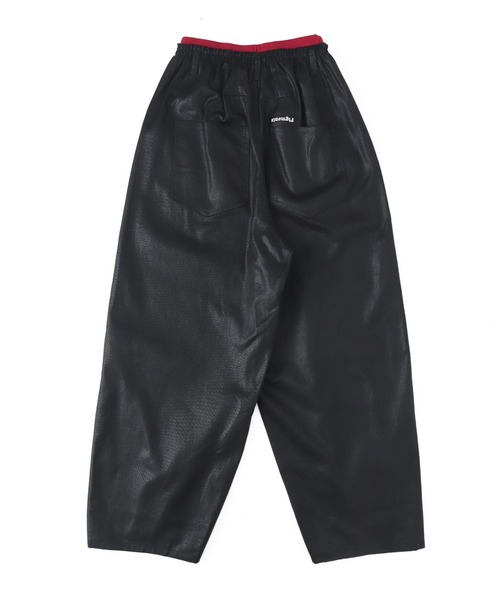 Figments(フィグメンツ)の「ダブルウエストコーティングパンツ(その他パンツ・レディース・ブラック/ワイン・MEDIUM/SMALL)」の10枚目の写真