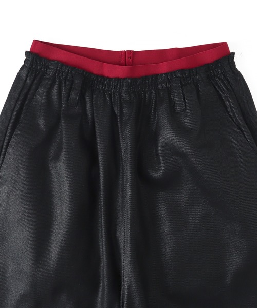 Figments(フィグメンツ)の「ダブルウエストコーティングパンツ(その他パンツ・レディース・ブラック/ワイン・MEDIUM/SMALL)」の11枚目の写真