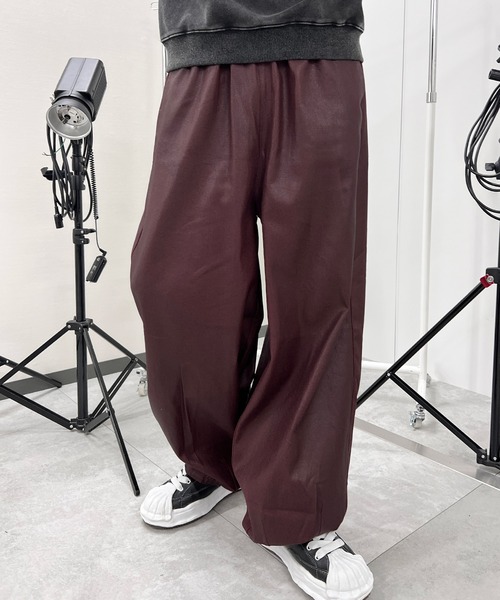 Figments(フィグメンツ)の「ダブルウエストコーティングパンツ(その他パンツ・レディース・ブラック/ワイン・MEDIUM/SMALL)」の20枚目の写真