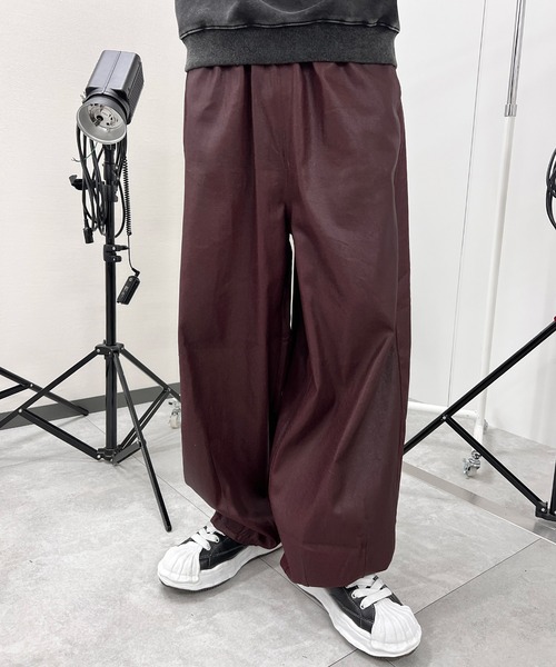 Figments(フィグメンツ)の「ダブルウエストコーティングパンツ(その他パンツ・レディース・ブラック/ワイン・MEDIUM/SMALL)」の21枚目の写真