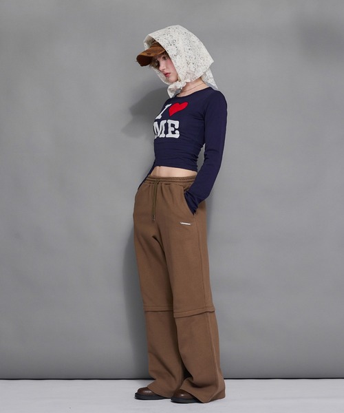 ACLENT（アクレント）の「2WAYルーズスウェットパンツ（スウェット