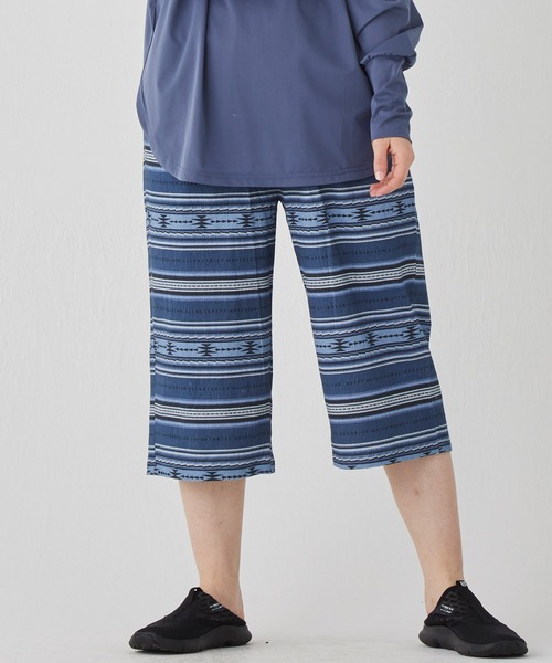 KRIFF MAYER Lady's Collection（クリフメイヤーレディースコレクション）の「【接触冷感･伸縮性･ドライタッチ】冷感ロハテコパンツ（その他パンツ・レディース・ブラック/オリーブ/オフホワイト/グレー/ブルー/ブラック系その他/チャコール/ベージュ/ネイビー/キャメル/ブラウン/カラフル・MEDIUM/LARGE）」の10枚目の写真