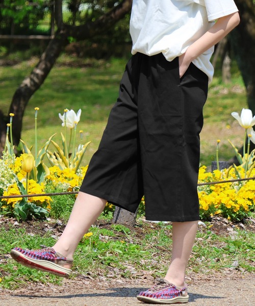 KRIFF MAYER Lady's Collection（クリフメイヤーレディースコレクション）の「【接触冷感･伸縮性･ドライタッチ】冷感ロハテコパンツ（その他パンツ・レディース・ブラック/オリーブ/オフホワイト/グレー/ブルー/ブラック系その他/チャコール/ベージュ/ネイビー/キャメル/ブラウン/カラフル・MEDIUM/LARGE）」の3枚目の写真