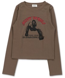 SPINNS（スピンズ）の「長袖カットソー/ロンT/ガール（Tシャツ/カットソー）」