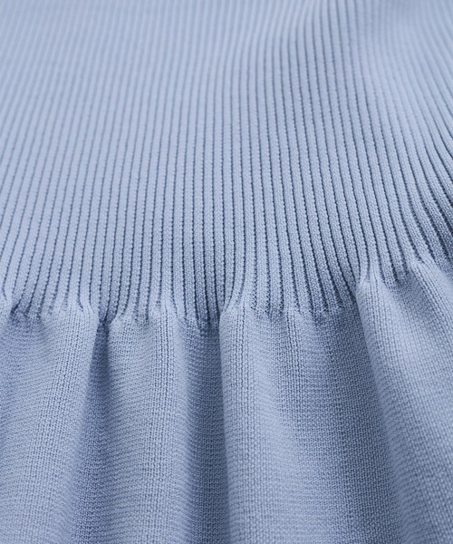 VIS(ビス)の「【前後2WAY】ペプラムカーディガン【アンチピリング】(カーディガン/ボレロ・レディース・ホワイト/ブラック/サックスブルー・FREE)」の22枚目の写真