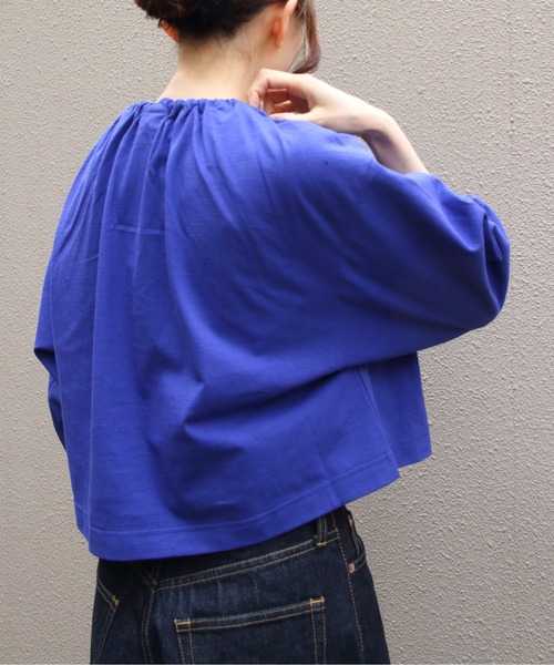 LE GLAZIK(ルグラジック)の「LE GLAZIK/ル グラジック クルーネックカーディガン CREW NECK CARDIGAN LG-C0457 DCT(カーディガン/ボレロ・レディース・ダークネイビー/ブルー・36)」の7枚目の写真