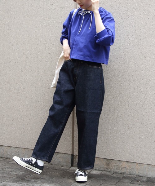 LE GLAZIK(ルグラジック)の「LE GLAZIK/ル グラジック クルーネックカーディガン CREW NECK CARDIGAN LG-C0457 DCT(カーディガン/ボレロ・レディース・ダークネイビー/ブルー・36)」の10枚目の写真