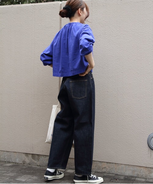 LE GLAZIK(ルグラジック)の「LE GLAZIK/ル グラジック クルーネックカーディガン CREW NECK CARDIGAN LG-C0457 DCT(カーディガン/ボレロ・レディース・ダークネイビー/ブルー・36)」の12枚目の写真