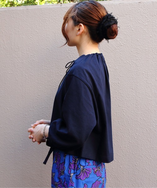 LE GLAZIK(ルグラジック)の「LE GLAZIK/ル グラジック クルーネックカーディガン CREW NECK CARDIGAN LG-C0457 DCT(カーディガン/ボレロ・レディース・ダークネイビー/ブルー・36)」の19枚目の写真