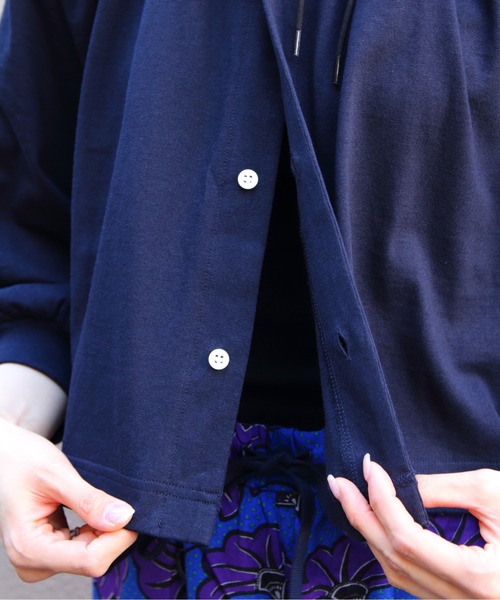 LE GLAZIK(ルグラジック)の「LE GLAZIK/ル グラジック クルーネックカーディガン CREW NECK CARDIGAN LG-C0457 DCT(カーディガン/ボレロ・レディース・ダークネイビー/ブルー・36)」の22枚目の写真