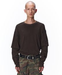 Jieda | PIGMENT LAYERED L/S(Tシャツ/カットソー)