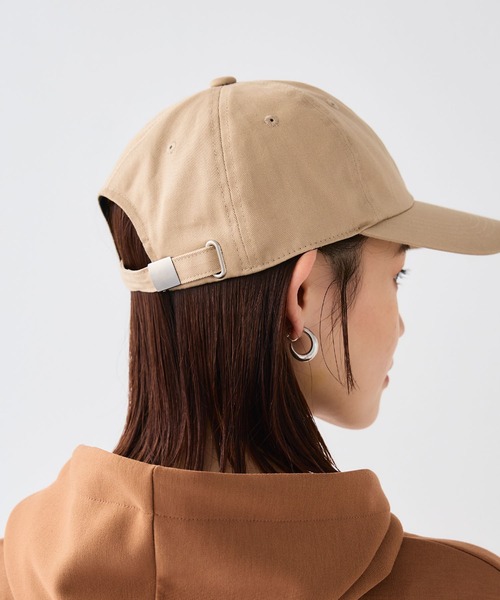 CROSS FUNCTION（クロスファンクション）の「《UPF50+》エブ楽 ツイルリボンキャップ【CF/クロスファンクション】（キャップ・レディース・ネイビー/ベージュ/ブラック・M/57.5cm）」の13枚目の写真