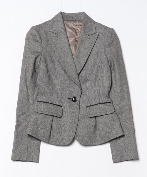BURBERRY BLACK LABEL ラムレザー テーラードジャケット バーバリー テーラードジャケット BURBERRY BLACK LABEL