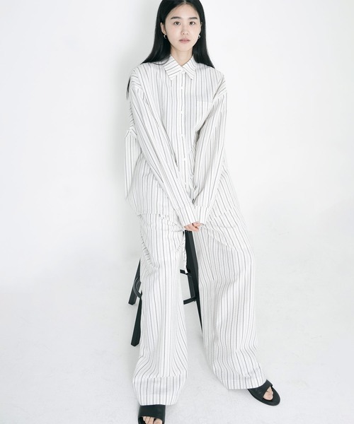 Bshop（ビショップ）の「eunoia | シアサッカーストライプ イージー 