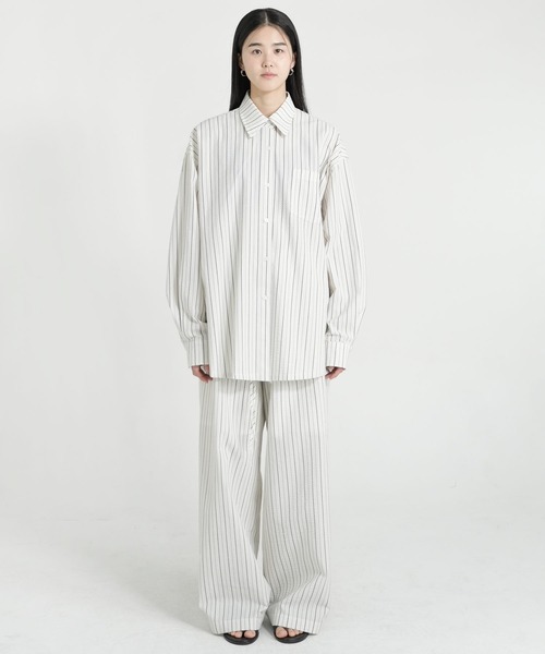 Bshop（ビショップ）の「eunoia | シアサッカーストライプ イージー 