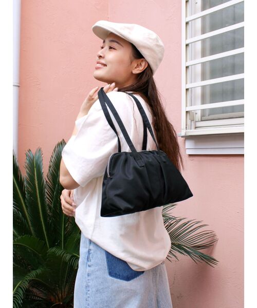 Ungrid（アングリッド）の「リネン混ハンチング（ハンチング/ベレー帽・レディース・オフホワイト/ブラック・FREE）」の10枚目の写真